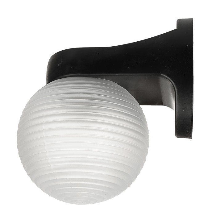 Светильник ЭЛЕТЕХ "Кольца" 150 НБУ 06-60-02, проз.мат./корпус черный, 220В,IP44, настенный