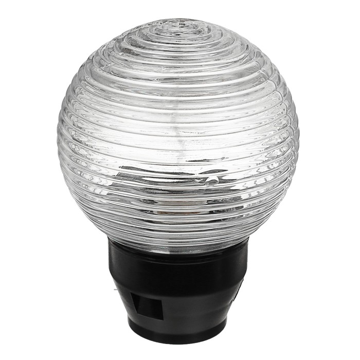 Светильник ЭЛЕТЕХ "Кольца" 150 НТУ 06-60-02, проз./корпус черный, 220 В, IP44, опорный