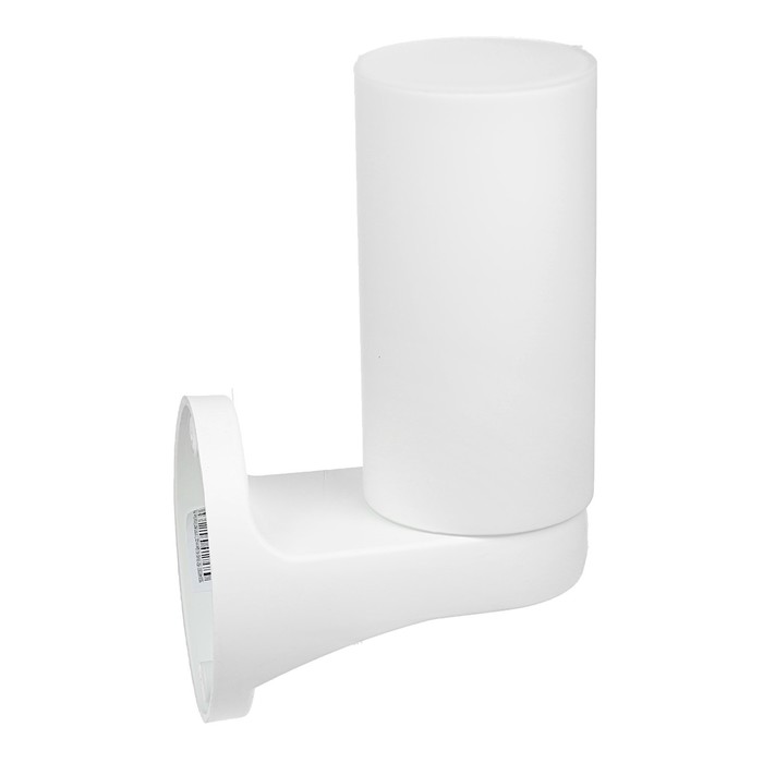 Светильник ЭЛЕТЕХ "Цилиндр 1" НБУ 06-60-02, опал матовый/корпус белый,220В,IP44, настенный