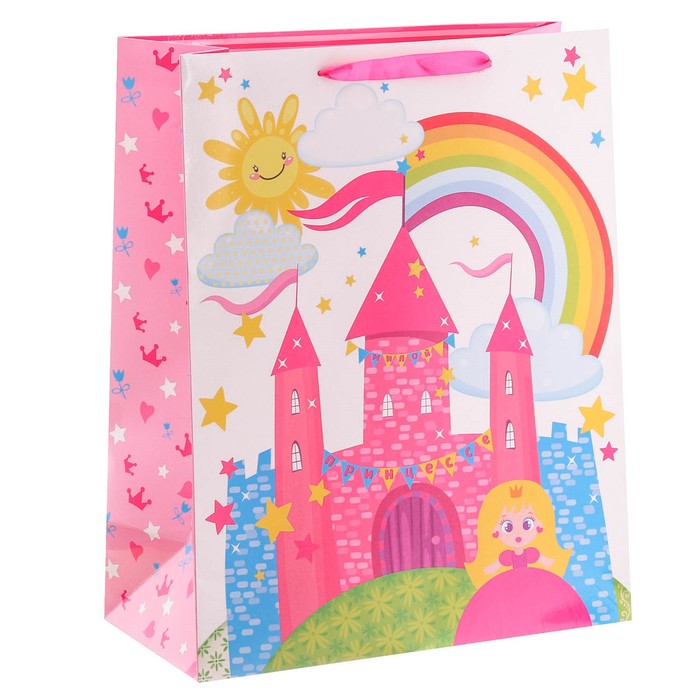 Пакет ламинированный вертикальный «Маленькая принцесса», MS 18 × 23 × 10 см