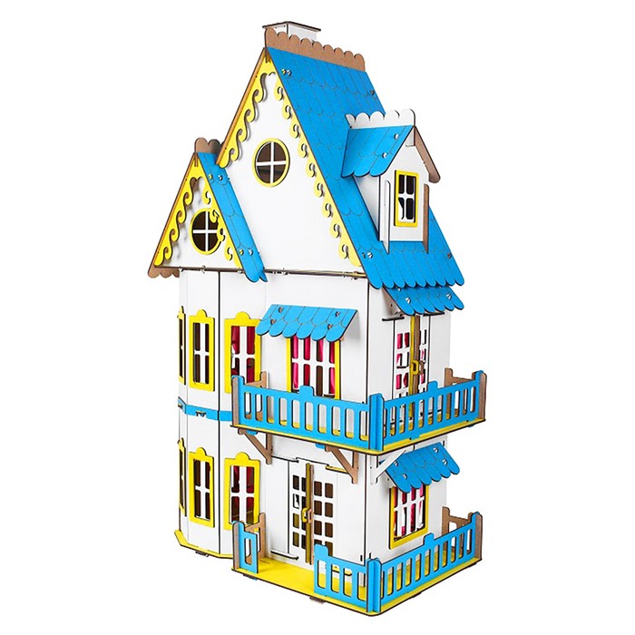 Сборная игрушка "Кукольный домик" белый