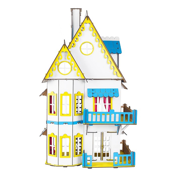 Сборная игрушка "Кукольный домик" белый