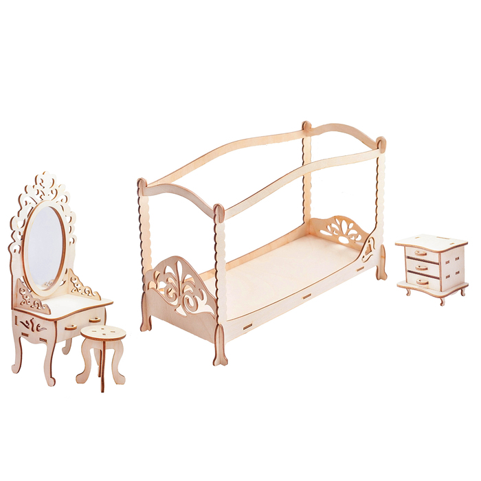 Мебель для больших кукол до 30см «Спальня»