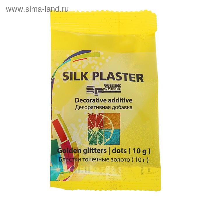 

Блестки Silk Plaster, точка, золотые