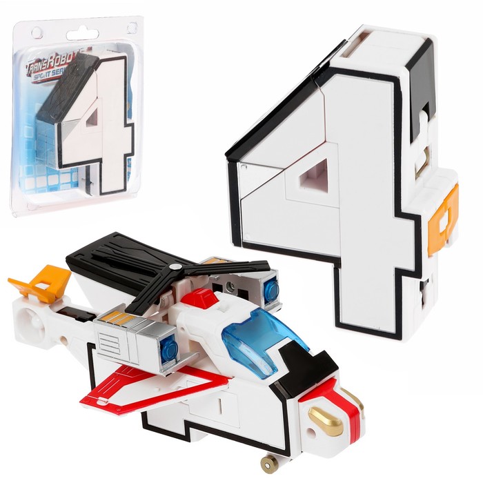 Робот-трансформер «Робоцифра 4», световые и звуковые эффекты