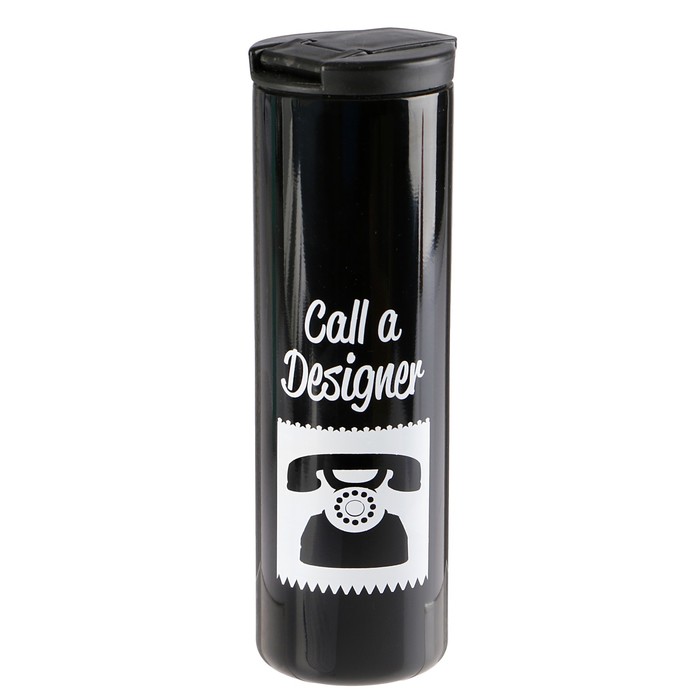 Термокружка "Винтаж", 500 мл, 7х7х22 см, микс картинок