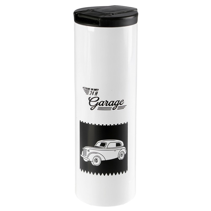 Термокружка "Винтаж", 500 мл, 7х7х22 см, микс картинок