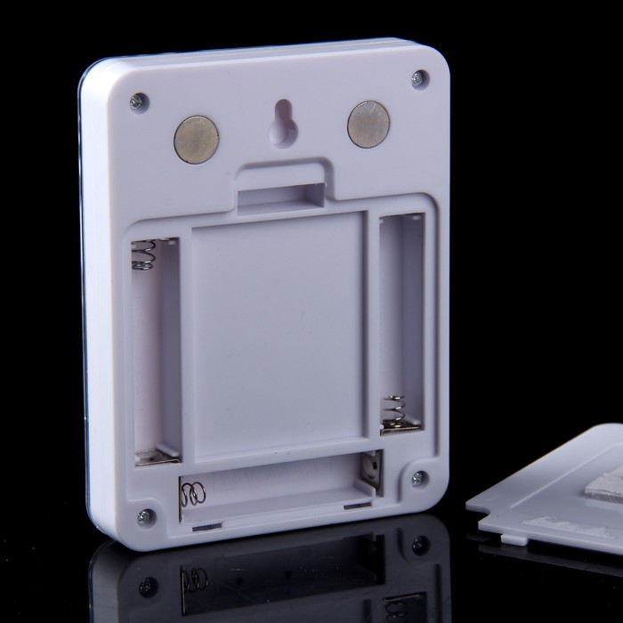 Ночник пластик "Лампочка" LED 3ААА 8х4х10,5