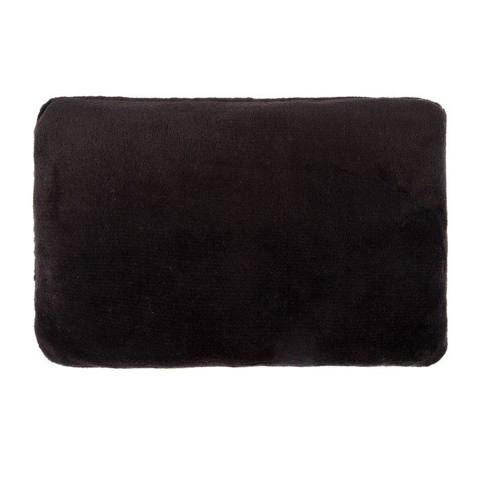 Подушка "Этель" LOVE чёрная, р-р 40 х 30 см, 100% П/Э, велсофт