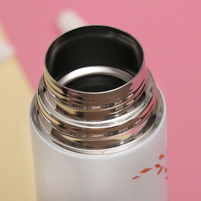 Термос 500 мл Nature, 201 нерж сталь, держит тепло 8 ч, микс, 7.5х24 см