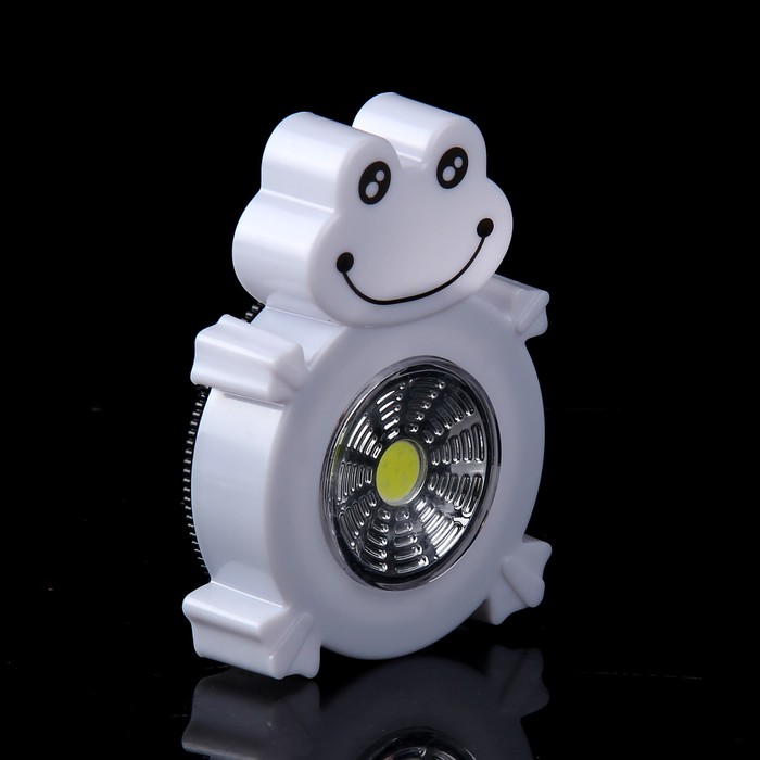 Ночник «Лягушонок», LED, пластик, 3 × ААА, 7 × 2,3 × 9,5 см, МИКС