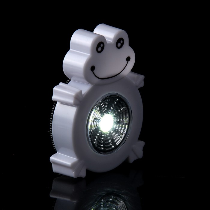 Ночник «Лягушонок», LED, пластик, 3 × ААА, 7 × 2,3 × 9,5 см, МИКС