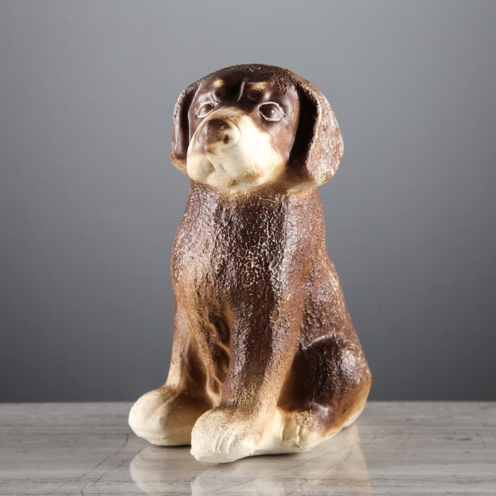 Копилка "Собака Бобик", шамот