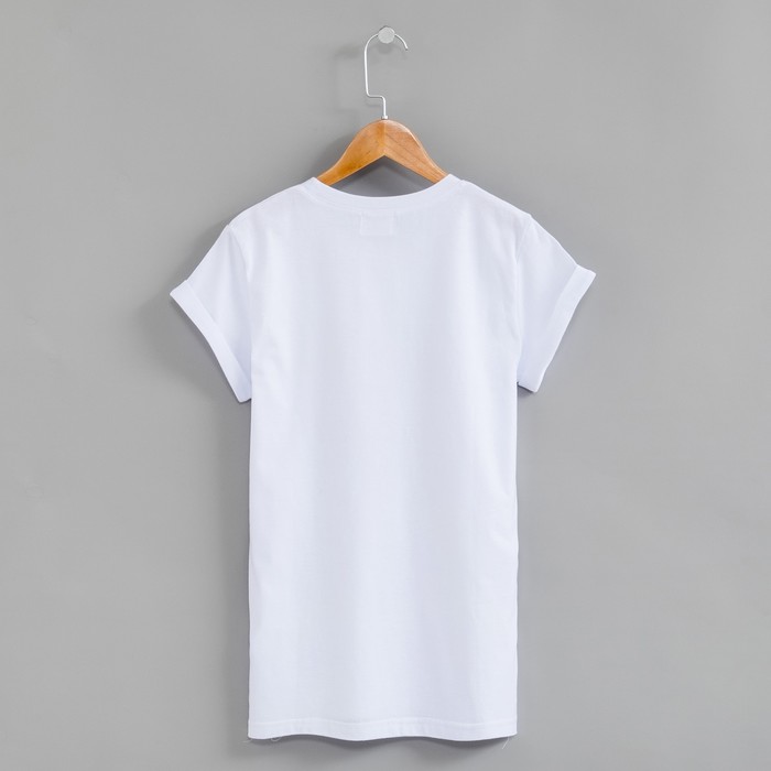 Футболка женская MINAKU, "Spring", размер 44, цвет белый