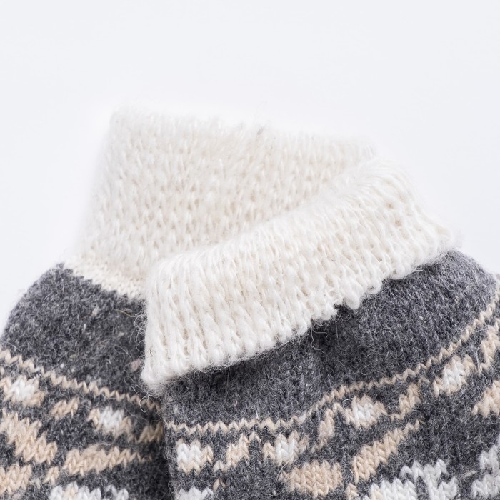 Носки женские шерстяные "Весна", цвет бежевый, размер 25