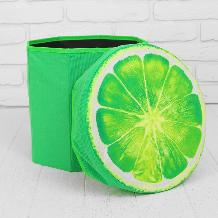 Корзина Сочный Лайм, 28*28*30 см, пакет
