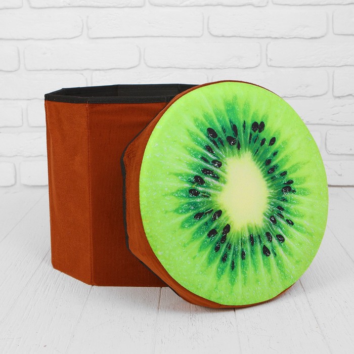 Корзина Экзотический Киви, 28*28*30 см, пакет