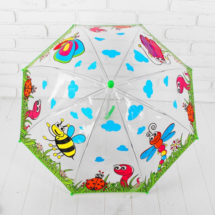 Зонт детский Насекомые 46см. 53540