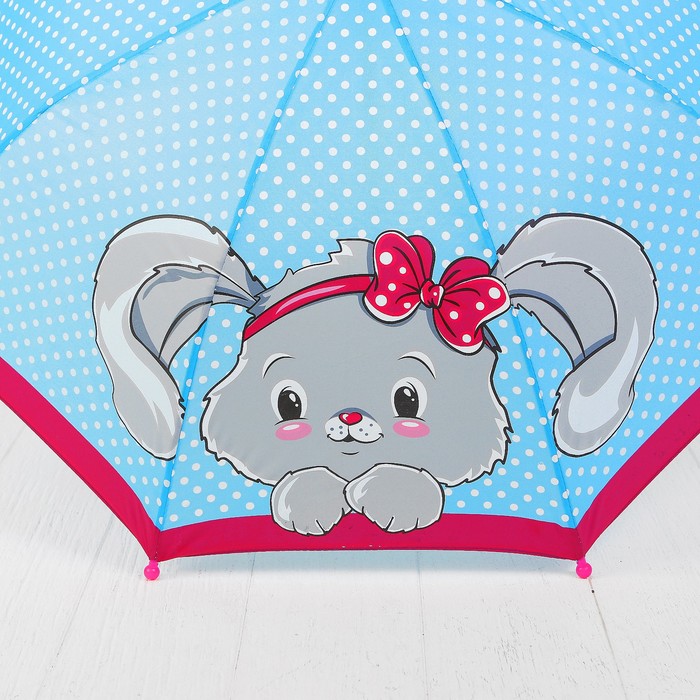 Зонт детский Зайка 41см. 53575