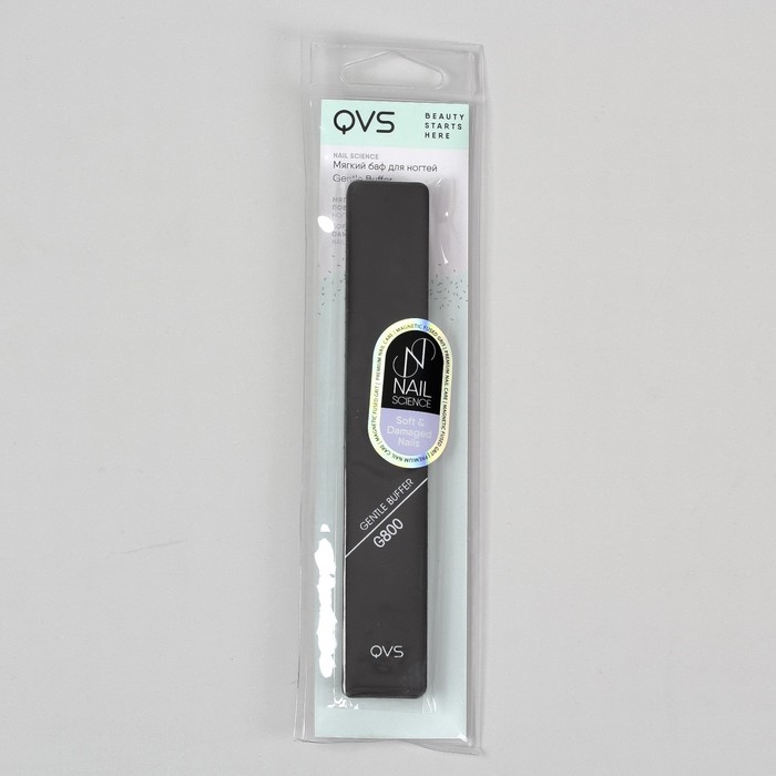 Баф для ногтей, мягкий, абразивность 800, цвет чёрный