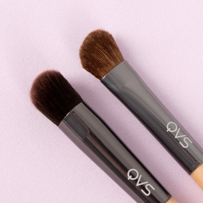 Набор для нанесения и растушёвки теней для век, 2 предмета