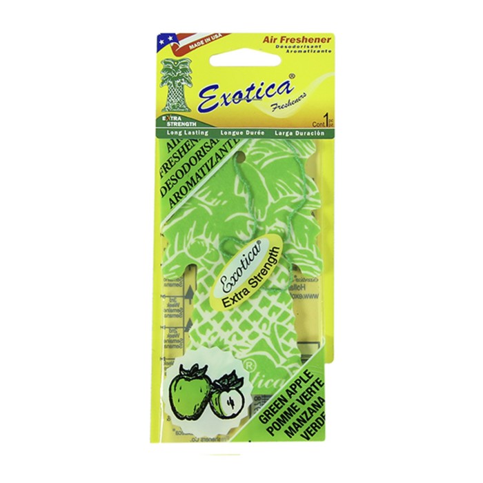 Ароматизатор картонный EXOTICA Palm tree,Green apple