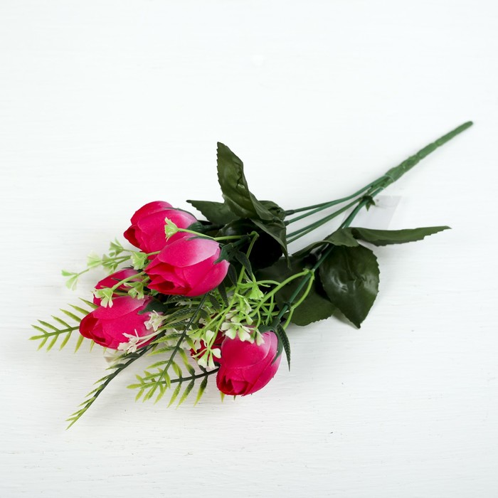 Букет "Нежные бутоны роз" 28 см, микс