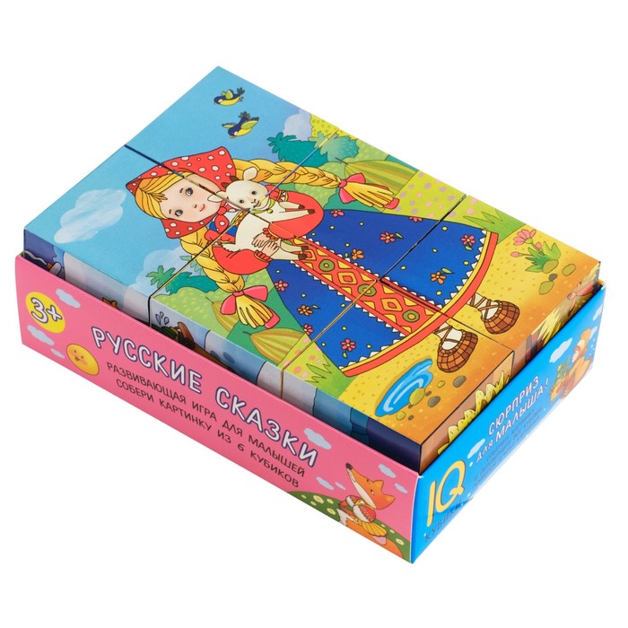 Кубики 6 шт. "Русские сказки" 26796