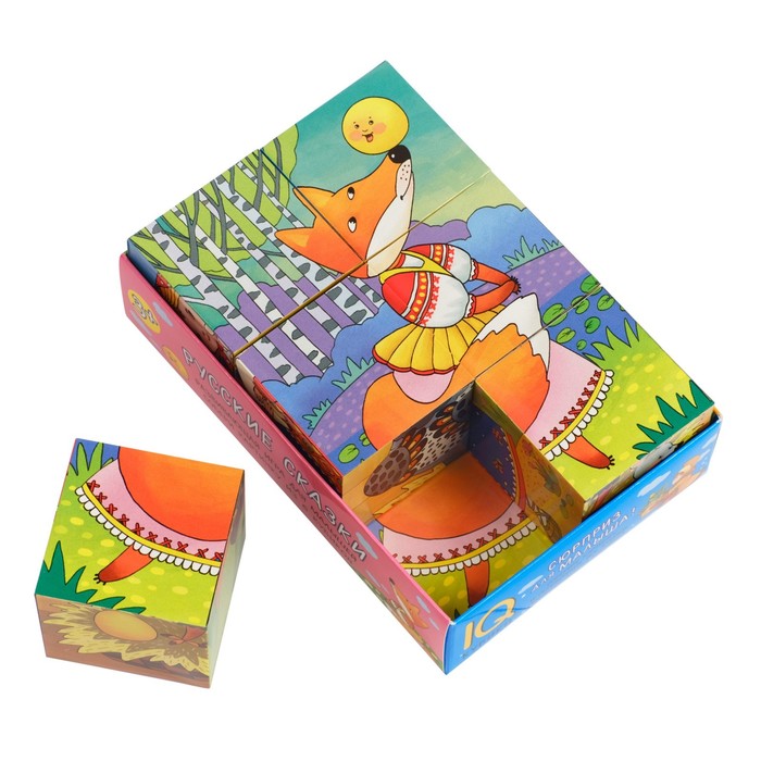 Кубики 6 шт. "Русские сказки" 26796
