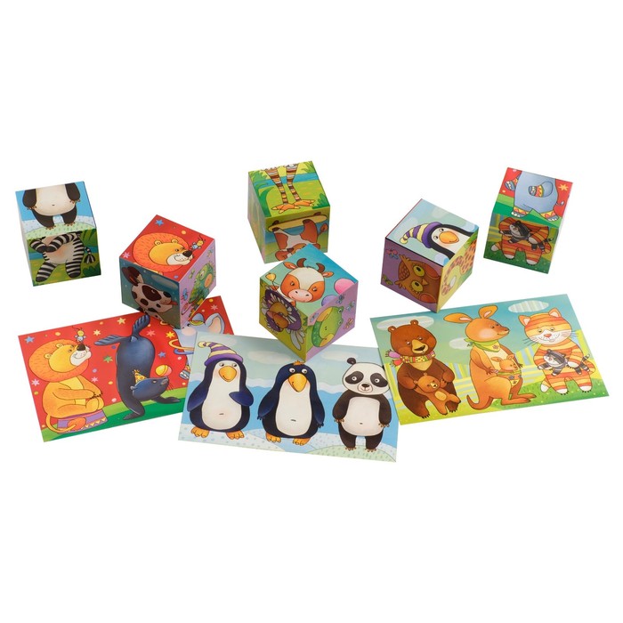 Кубики 6 шт. "Моя половинка"