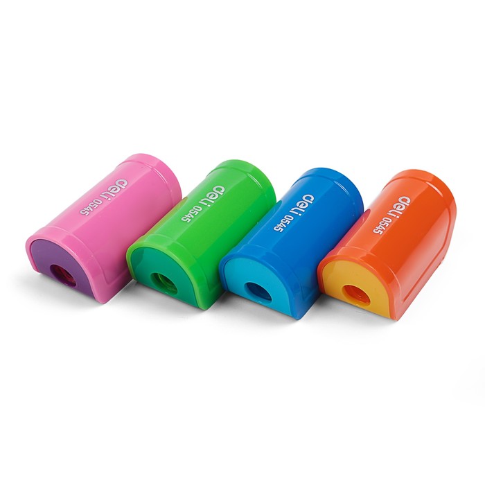 Точилка Неон Deli E0545, микс