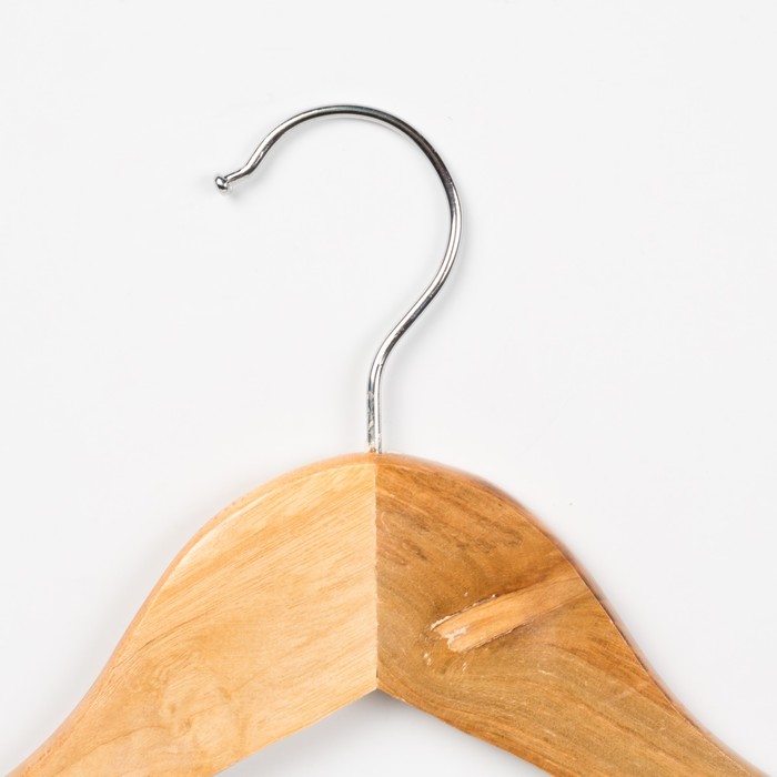 Вешалка с перекладиной 45х23 см, сорт С, светлое дерево