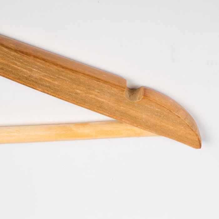 Вешалка с перекладиной 45х23 см, сорт С, светлое дерево