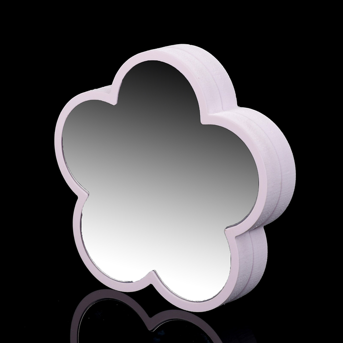 Ночник "Цветок с эффектом бесконечности" 25хLED от USB белый 2,7х14х14 см