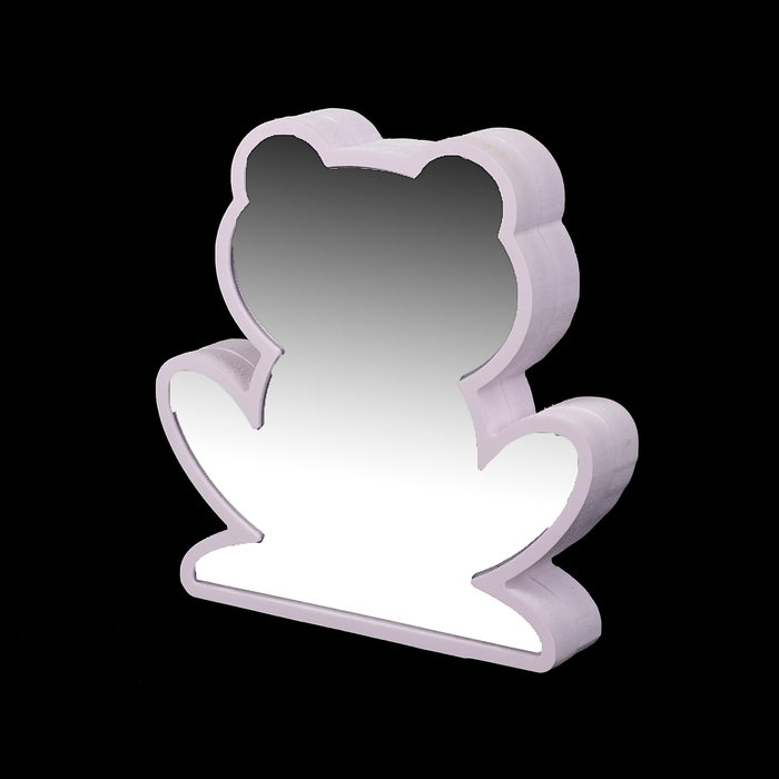 Ночник "Лягуха с эффектом бесконечности" 25хLED (зеленый свет) от USB белый 2,7х14,3х14,3см