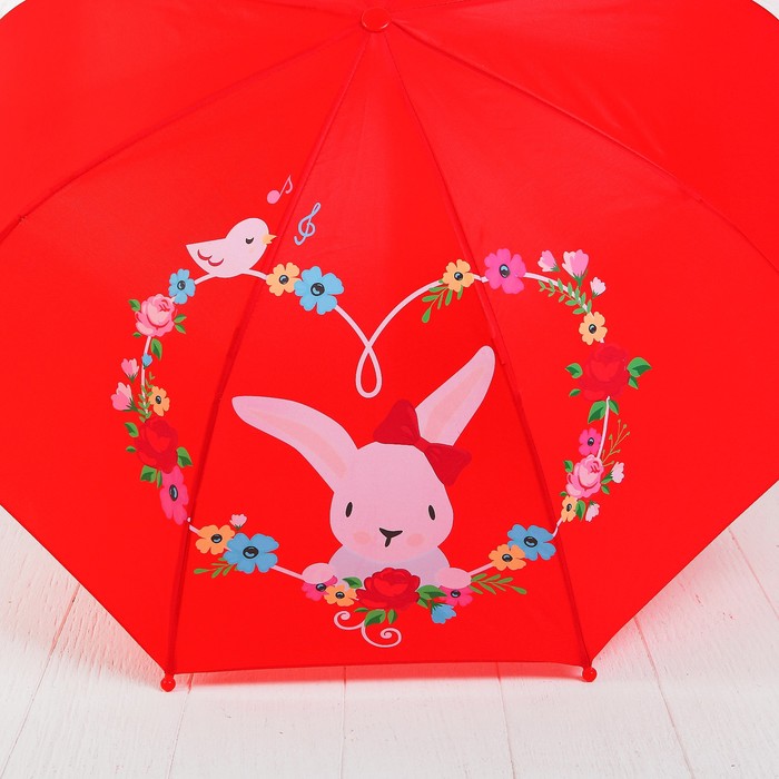 Зонт детский Rose Bunny, r=41 см, коллекция Lady Mary