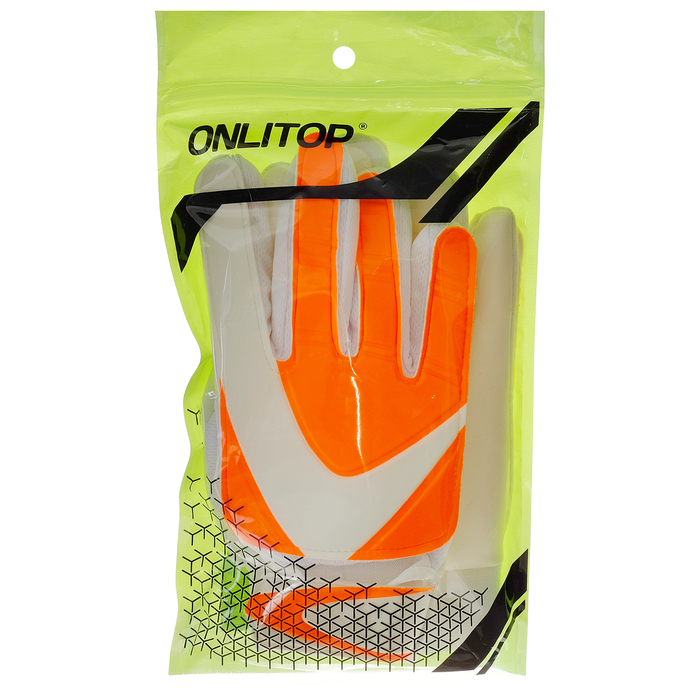 Перчатки вратарские, размер 9, цвета микс