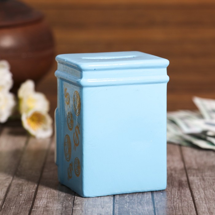 Копилка керамика "Сейф с кодовым замком" МИКС 9,2х5,8х6,5 см