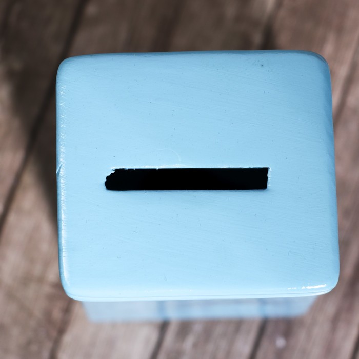 Копилка керамика "Сейф с кодовым замком" МИКС 9,2х5,8х6,5 см