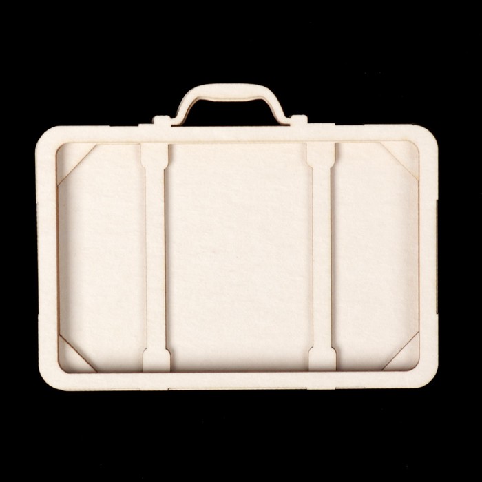 Чипборд картон "Заготовка для шейкера " Чемодан (1)" набор 4 шт, 5х7 см (SHE_025)