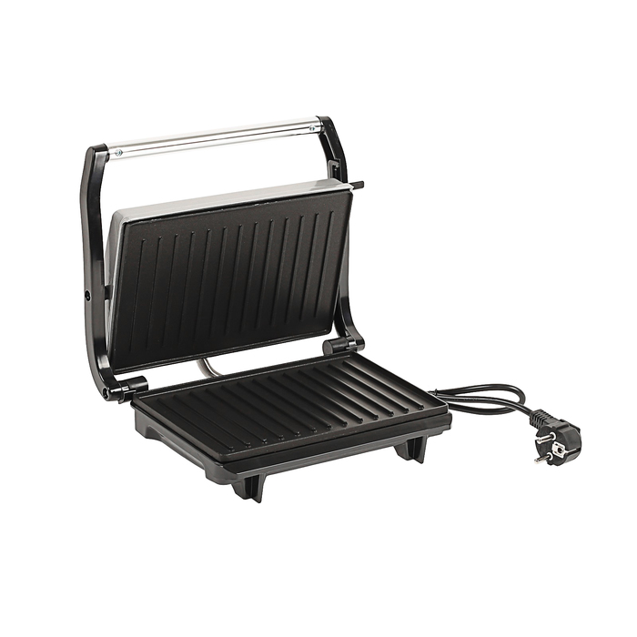 Гриль электрический Endever Grillmaster 115, 1500 Вт, антипригарное покрытие, серебристый