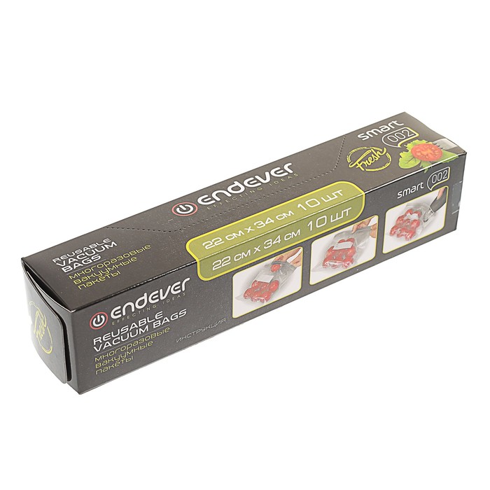 Многоразовые вакуумные пакеты ENDEVER SMART-002, 22*34 - 10шт.