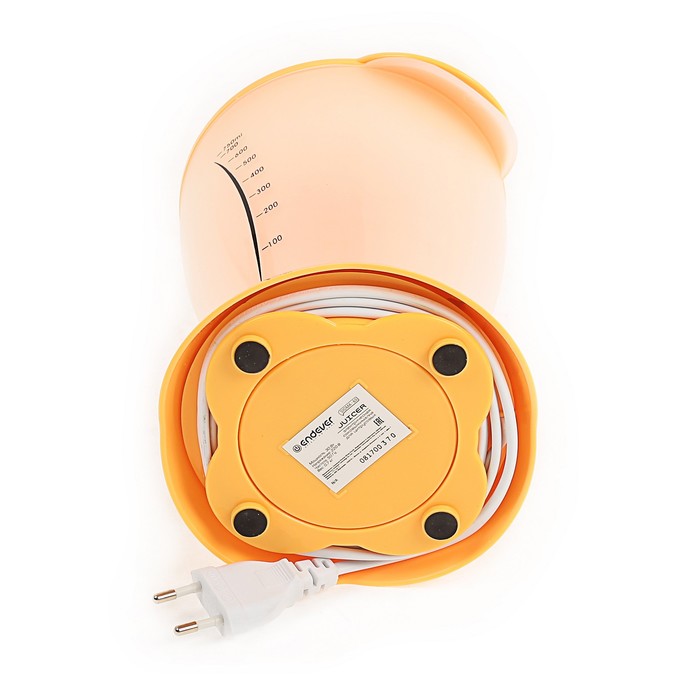 Соковыжималка Endever Sigma-65, 30 Вт, мерная шкала, съемный фильтр, оранжевая