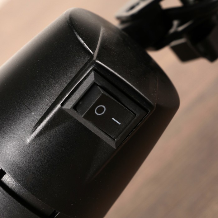 Светильник настольный на струбцине Гавана (Е27, 220 В,энергосбер.) Черный