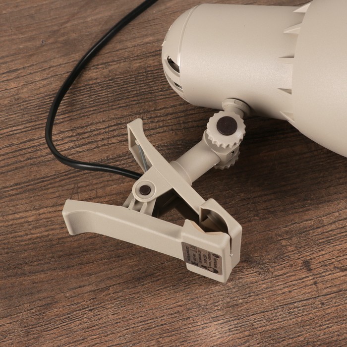 Светильник настольный на прищепке Надежда 1- мини Слоновая кость