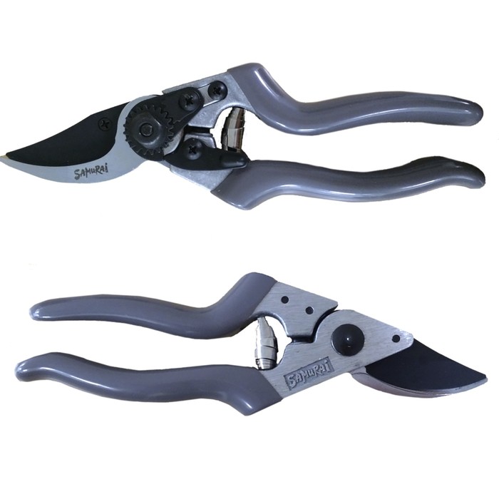 Секатор плоскостной, 10.6" (27 см), лезвия с тефлоновым покрытием, пластиковые ручки