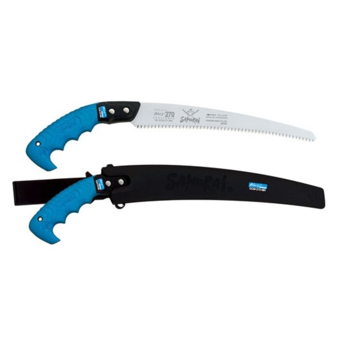 Ножовка, изогнутым полотном, L=270мм/3мм, в чехле, с поясным креплением