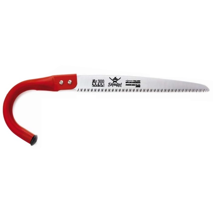 Ножовка, прямым полотном , L=240мм/4мм, с ручкой для удлинителя и крюким с отв. Для фиксации на вет