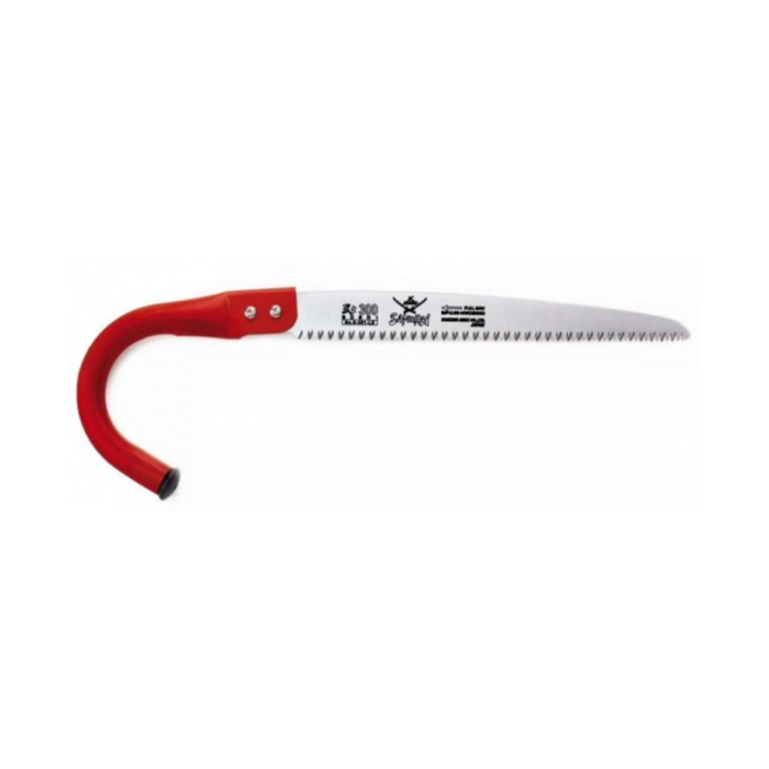 Ножовка, прямым полотном , L=300мм/4мм, с ручкой для удлинителя и крюким с отв. Для фиксации на вет