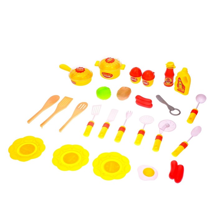 Игровой модуль кухня «Голубая мечта» с аксессуарами, складывается в чемодан, световые и звуковые эффекты